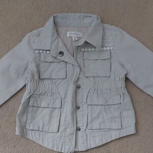 Jessica Simpson Kids Light Beige Jean Jacket